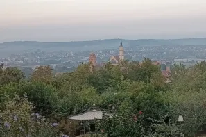 Jakobusweg Donauwörth výhled od hotelu Panorama