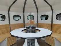 UFO sauna Stelzenhaus Thomas Werts interier